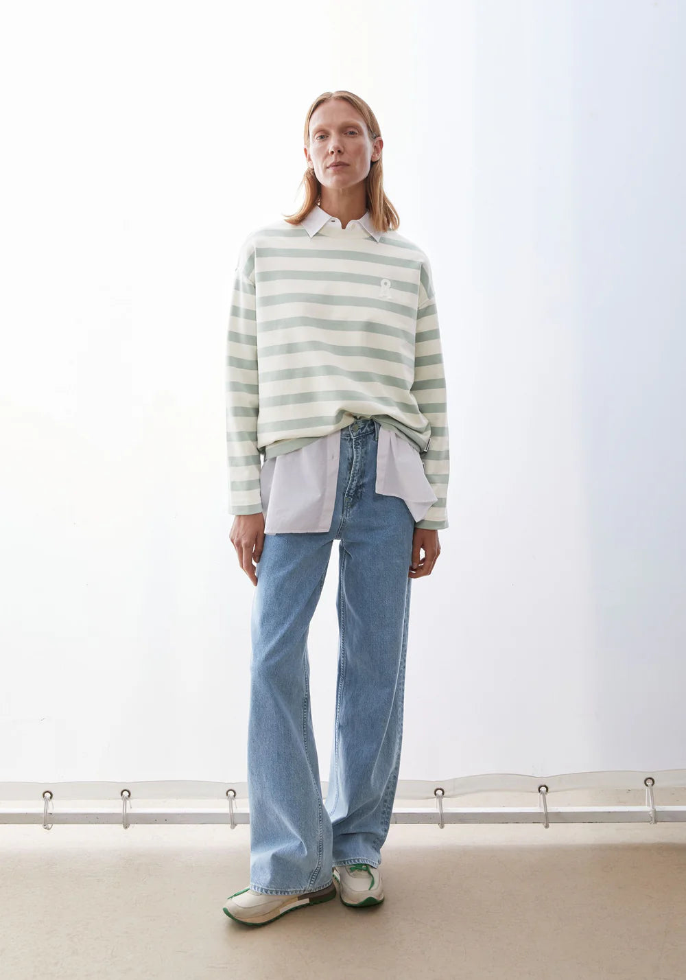 Sweatshirt ICONIC A FRANKAA BOLD undyed-foam | ARMEDANGELS