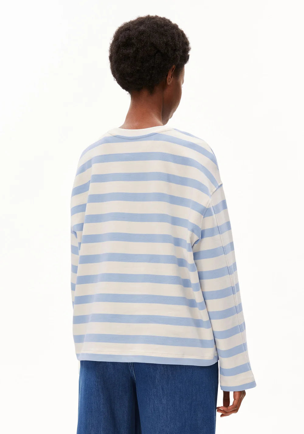 ICONIC Å FRANKAA BOLD SWEAT undyed-soft blue | ARMEDANGELS