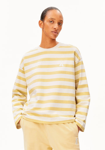 ICONIC Å FRANKAA BOLD SWEAT undyed-golden hay | ARMEDANGELS