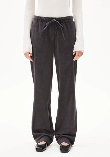 Hose JAIMILAA CORDUROY dark steel | ARMEDANGELS