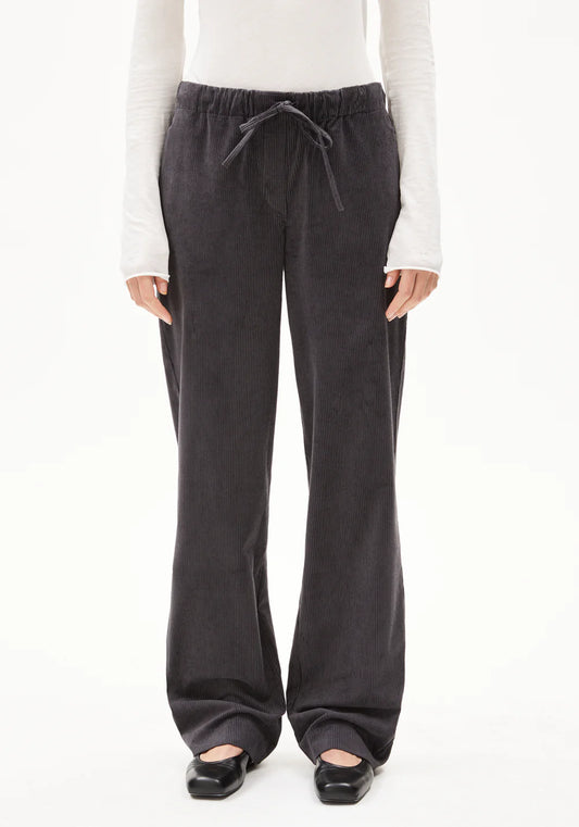 Hose JAIMILAA CORDUROY dark steel | ARMEDANGELS