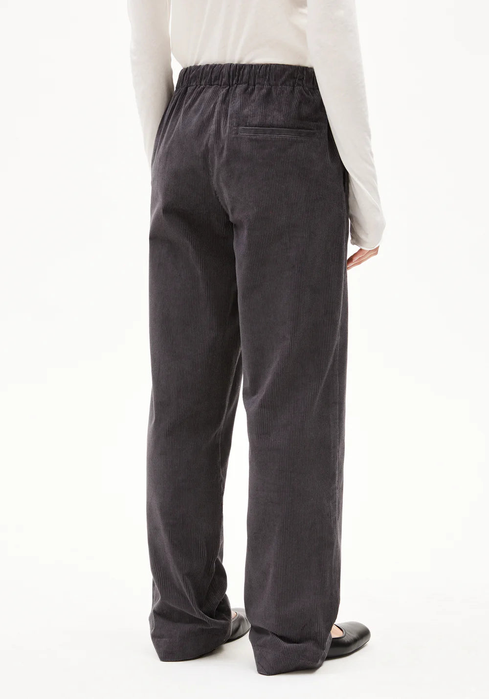 Hose JAIMILAA CORDUROY dark steel | ARMEDANGELS
