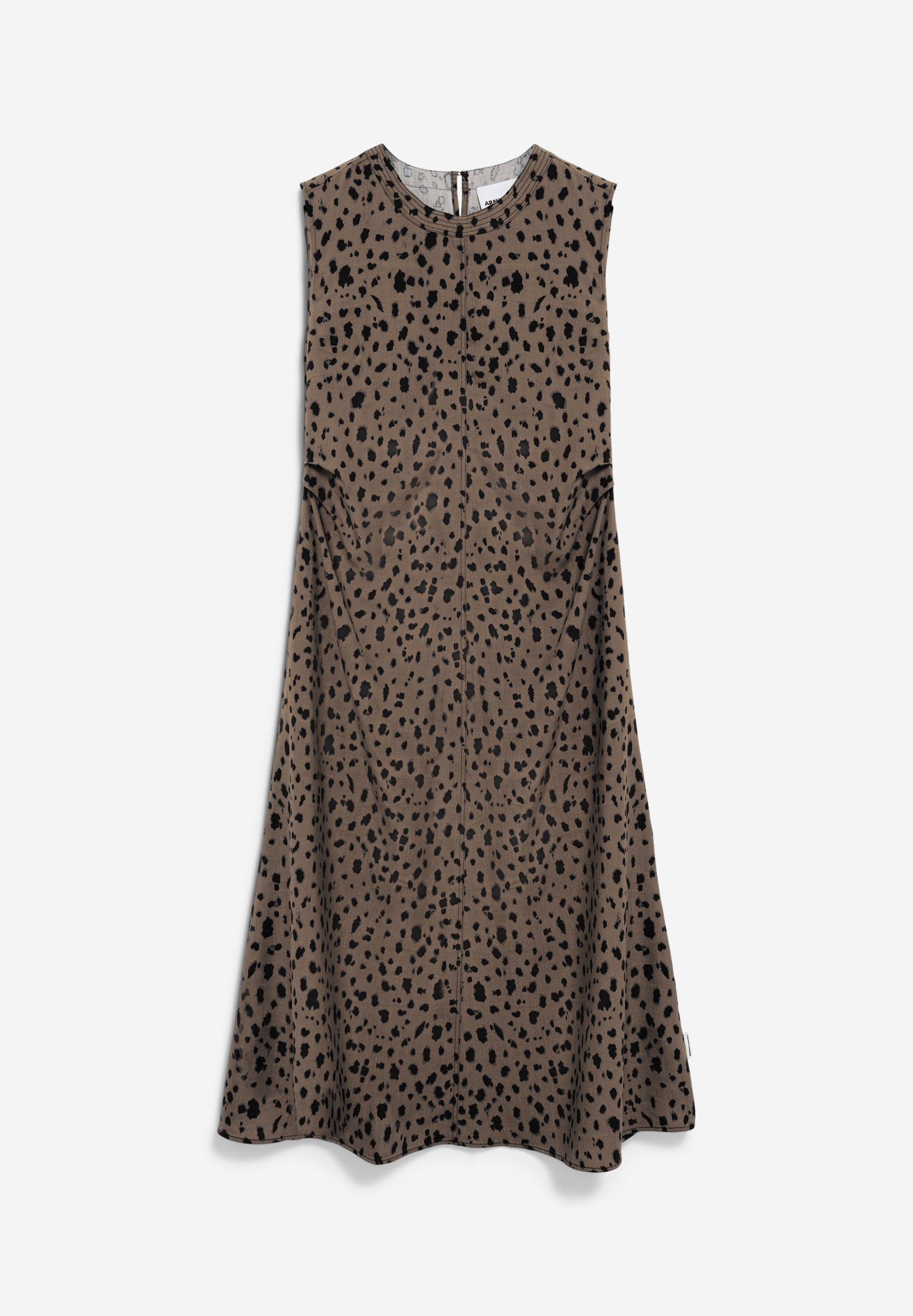Kleid EMALANAA LEOPAA  dark camel  | ARMEDANGELS