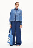 NALAANI DENIM BLOUSE sea foam | ARMEDANGELS
