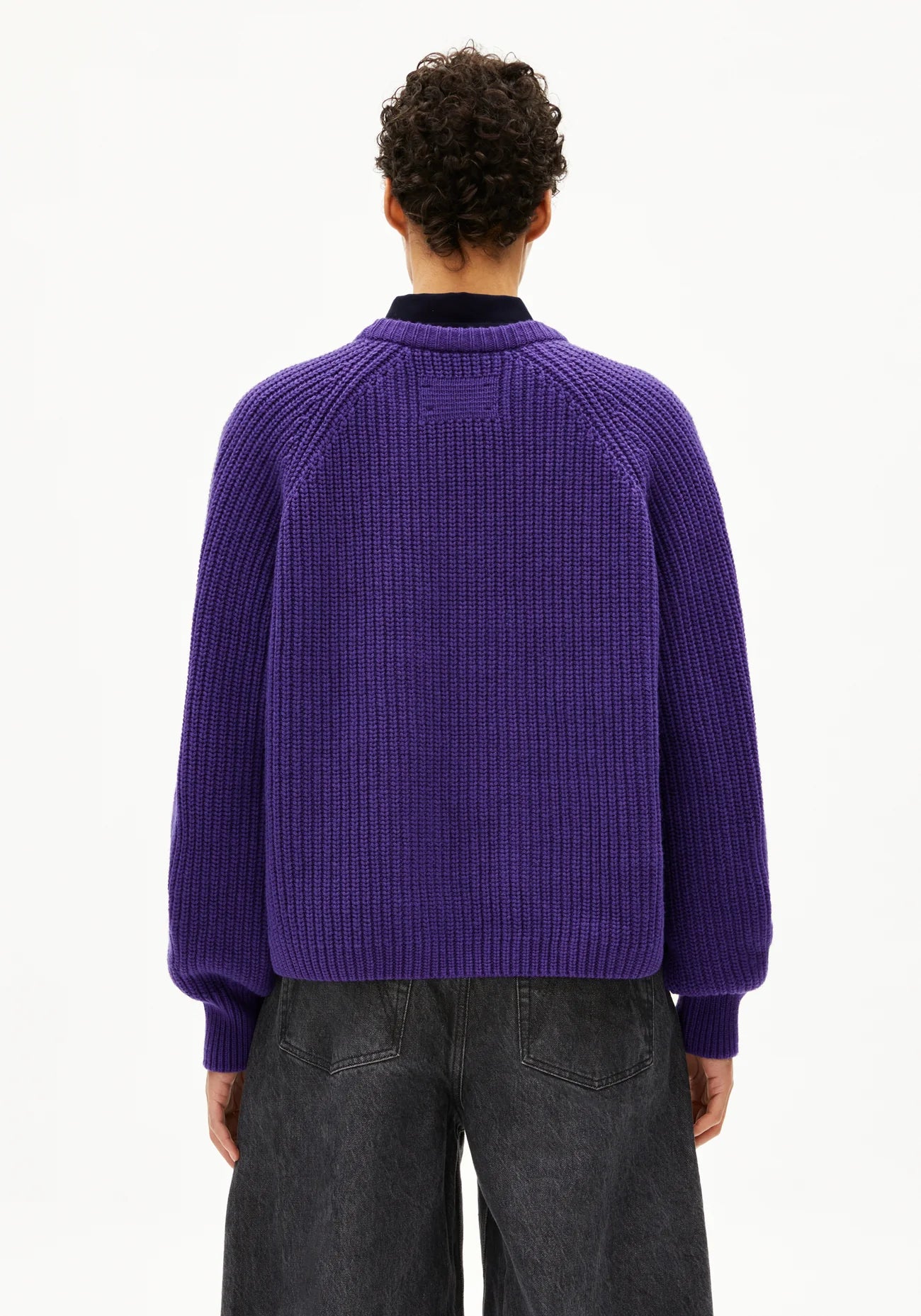Strick Pullover KAAGI indigo lilac | ARMEDANGELS