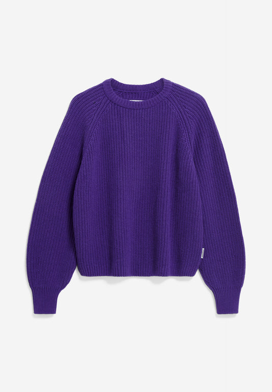Strick Pullover KAAGI indigo lilac | ARMEDANGELS