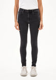Jeans TILLAA MID WAIST SKINNY true black washed | ARMEDANGELS