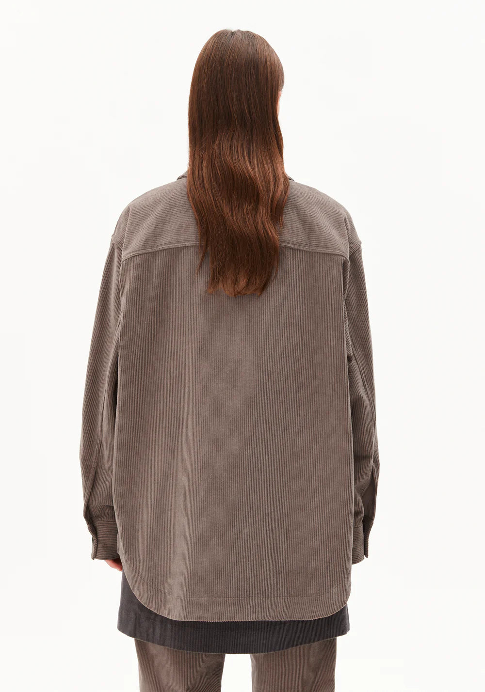 Overshirt ALMARAALI CORDUROY walnut cream | ARMEDANGELS
