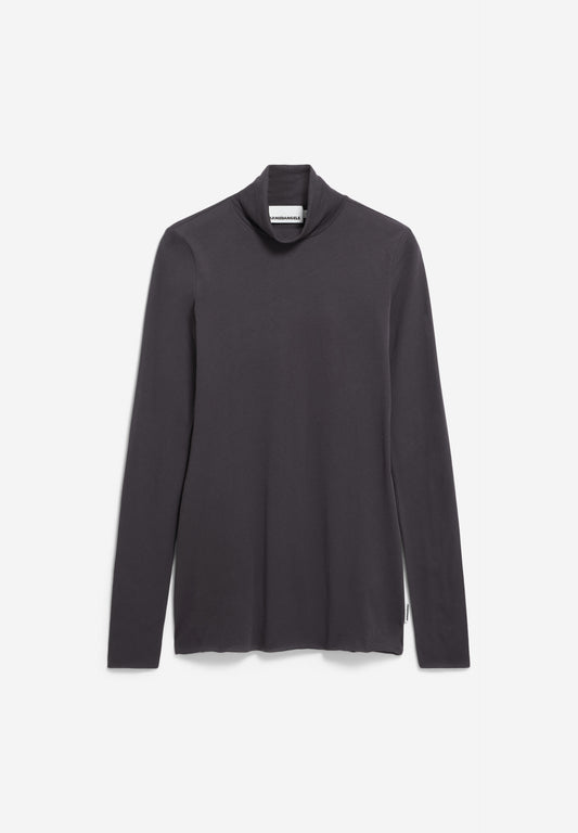 Longsleeve GRAZILIAA SOFT dark steel | ARMEDANGELS