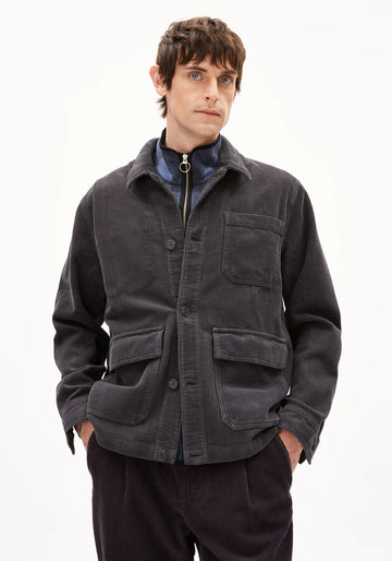 Overshirt AVAAN dark steel | ARMEDANGELS