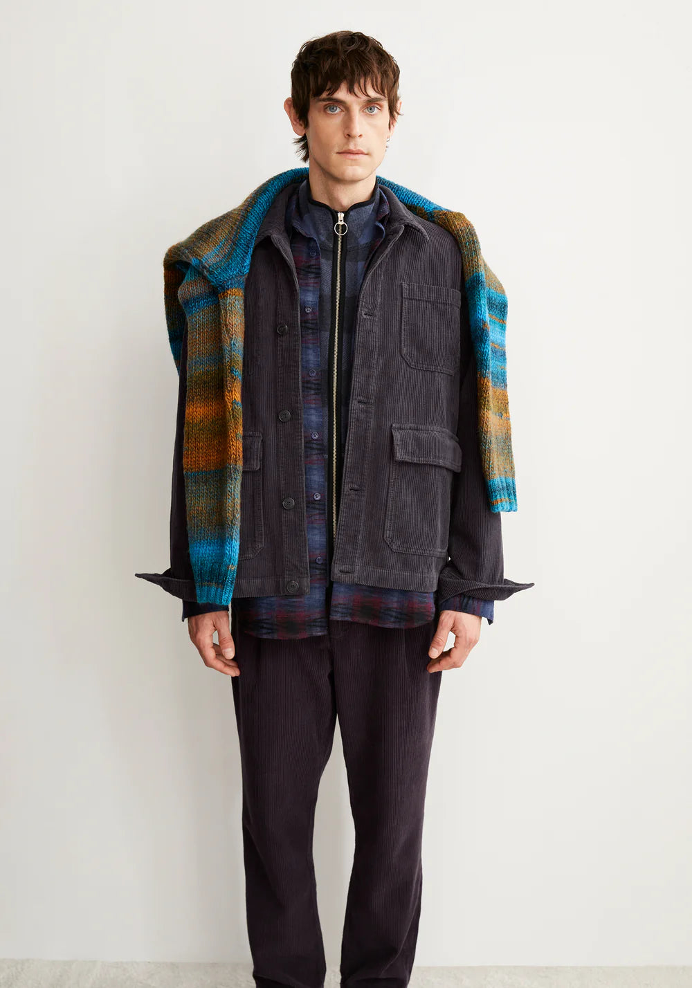 Overshirt AVAAN dark steel | ARMEDANGELS