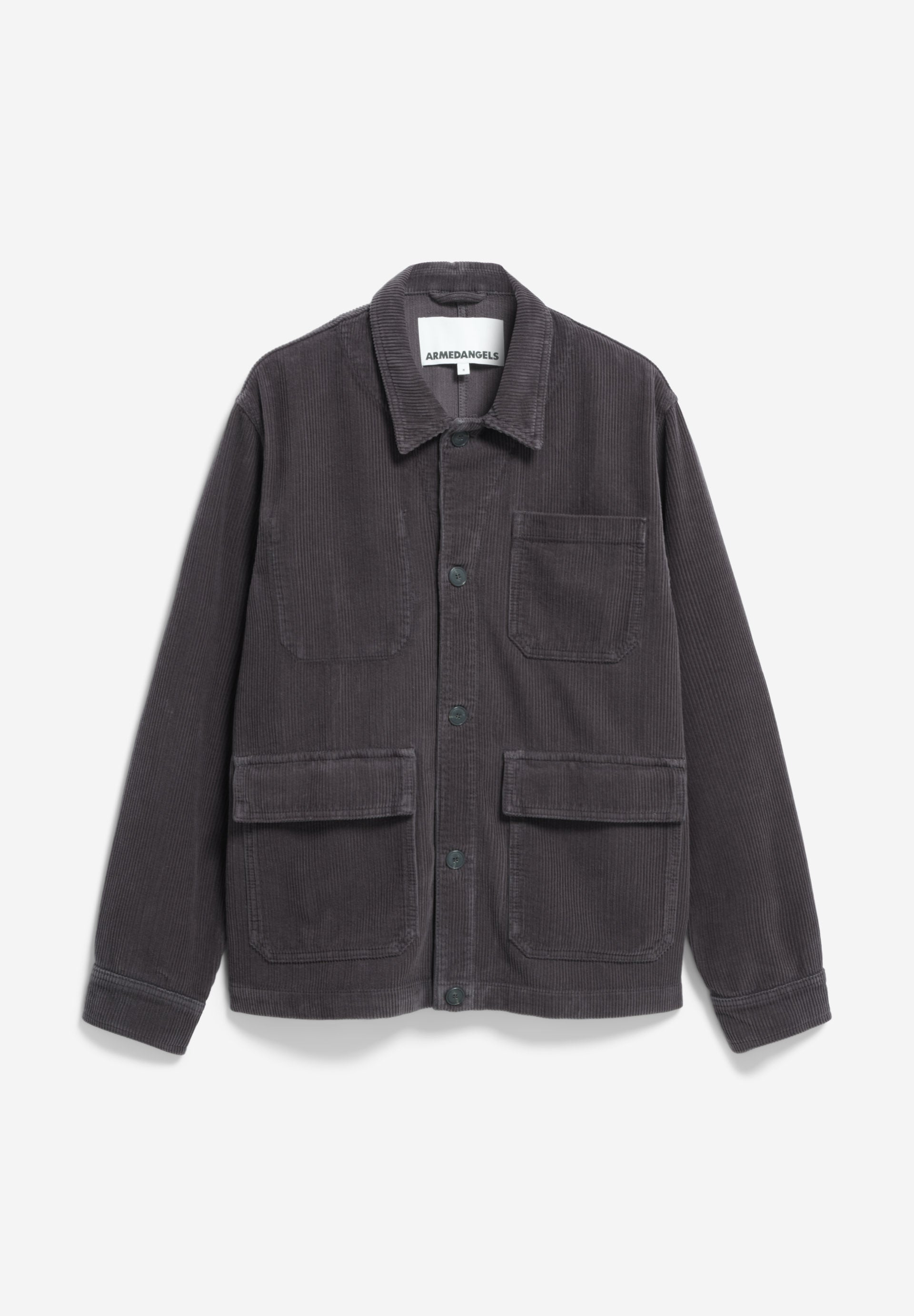 Overshirt AVAAN dark steel | ARMEDANGELS