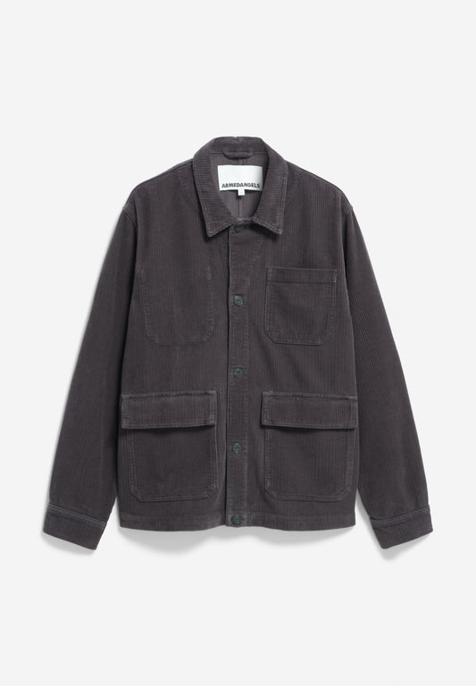 Overshirt AVAAN dark steel | ARMEDANGELS