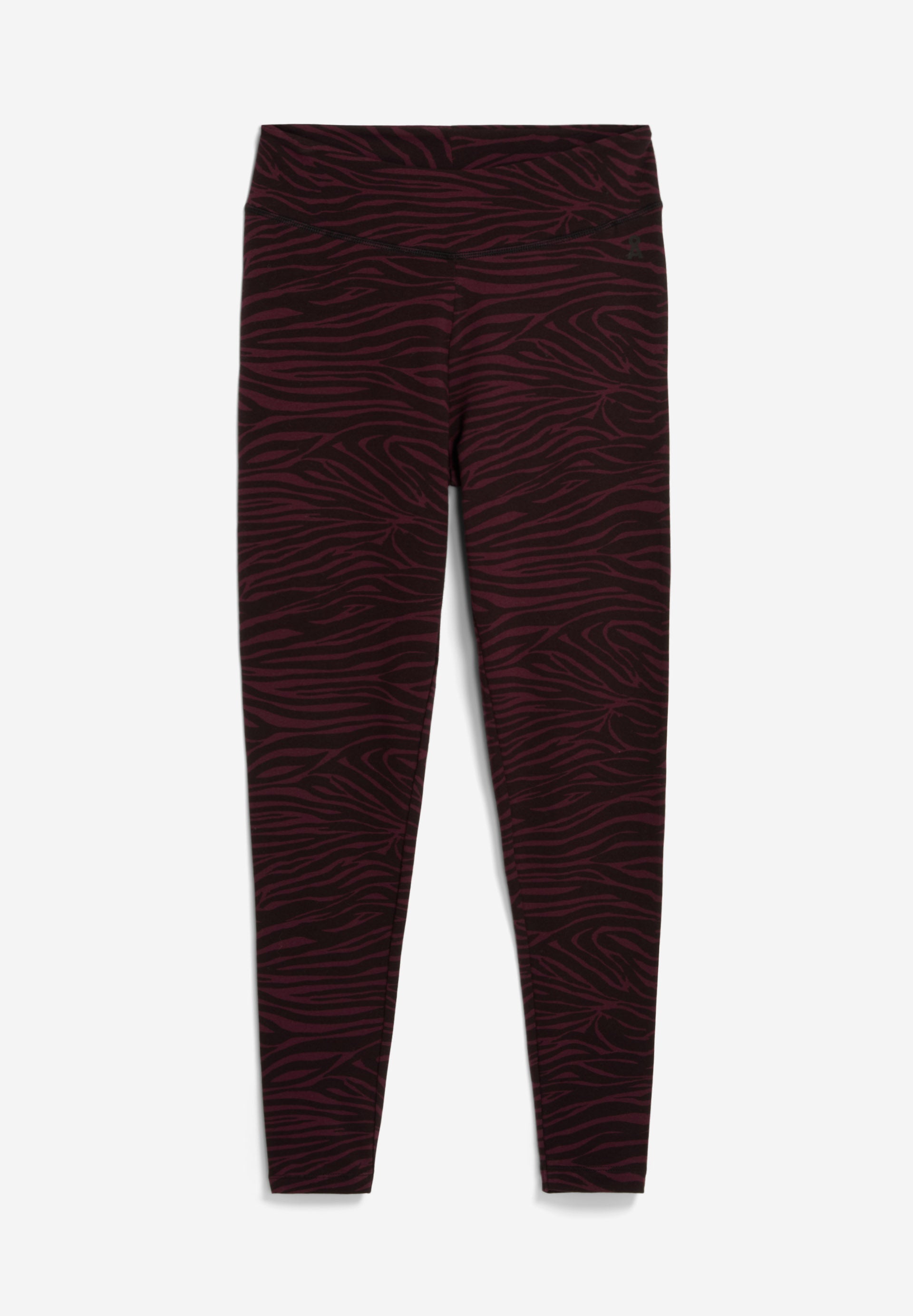 Leggings FARIBAA ZEBRARAA dark cranberry  | ARMEDANGELS
