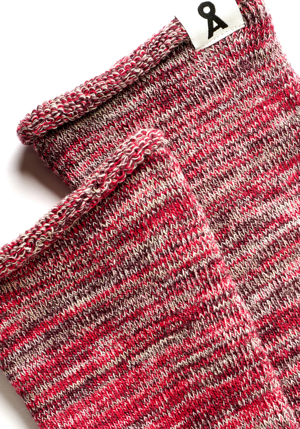 Socken KAAINO TERRY dark cranberry-scarlet red | ARMEDANGELS