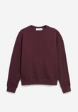 Sweatshirt EMAAL Å ZICK ZACK dark cranberry | ARMEDANGELS