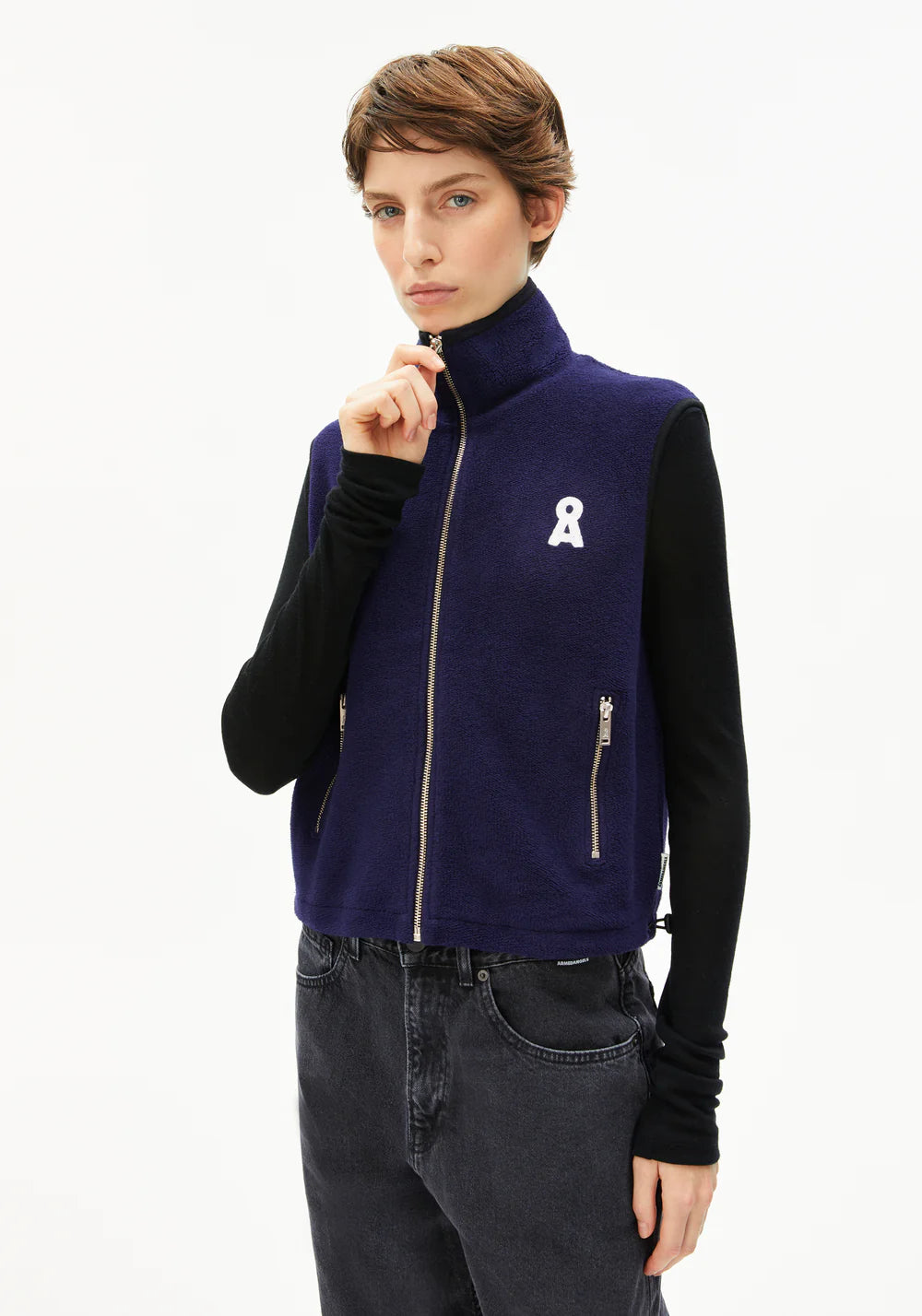 Weste ICONIC Å KARLENAA tinted navy  | ARMEDANGELS