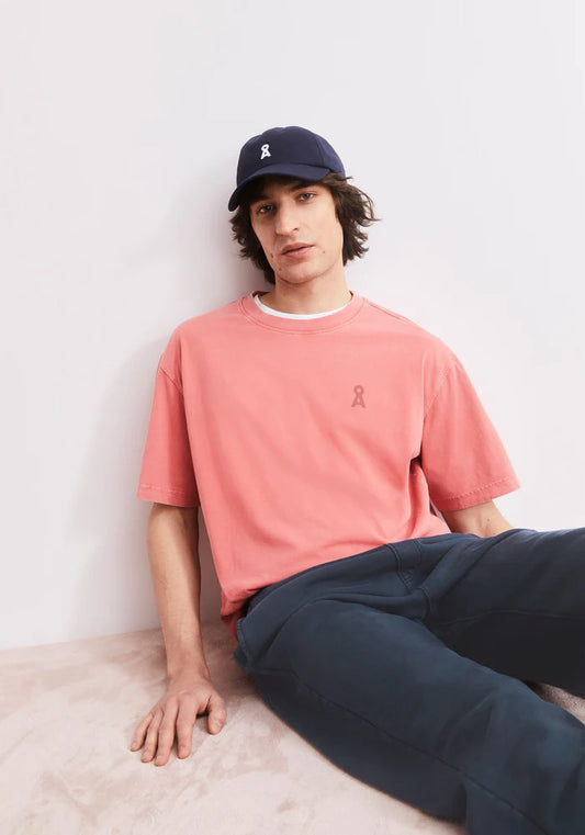 T-Shirt ICONIC A MAARKOS GD	tabasco red washed | ARMEDANGELS