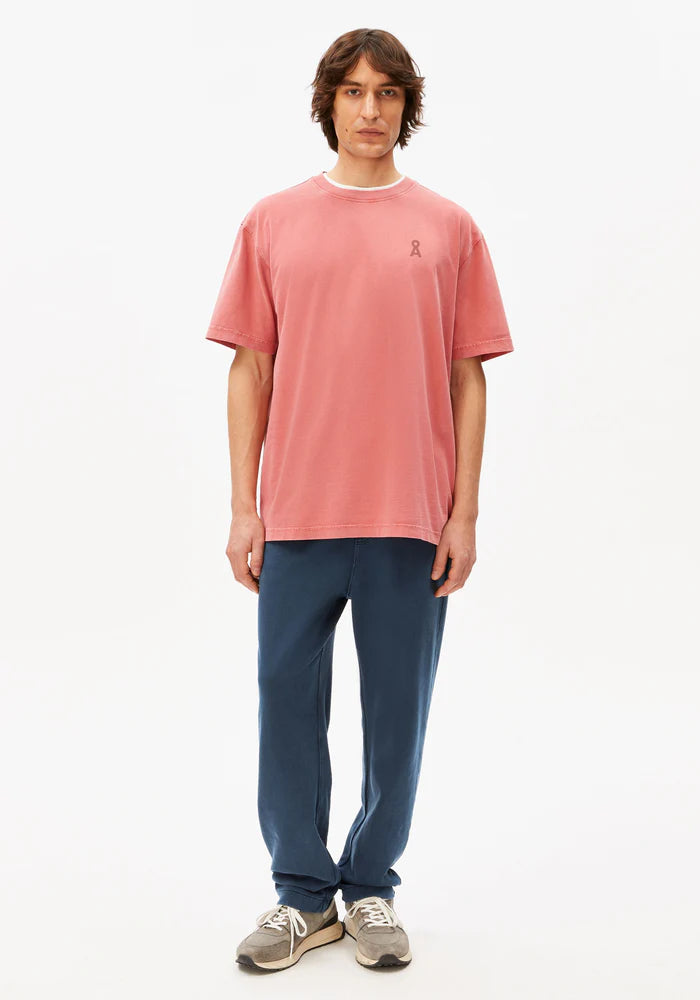 T-Shirt ICONIC A MAARKOS GD	tabasco red washed | ARMEDANGELS