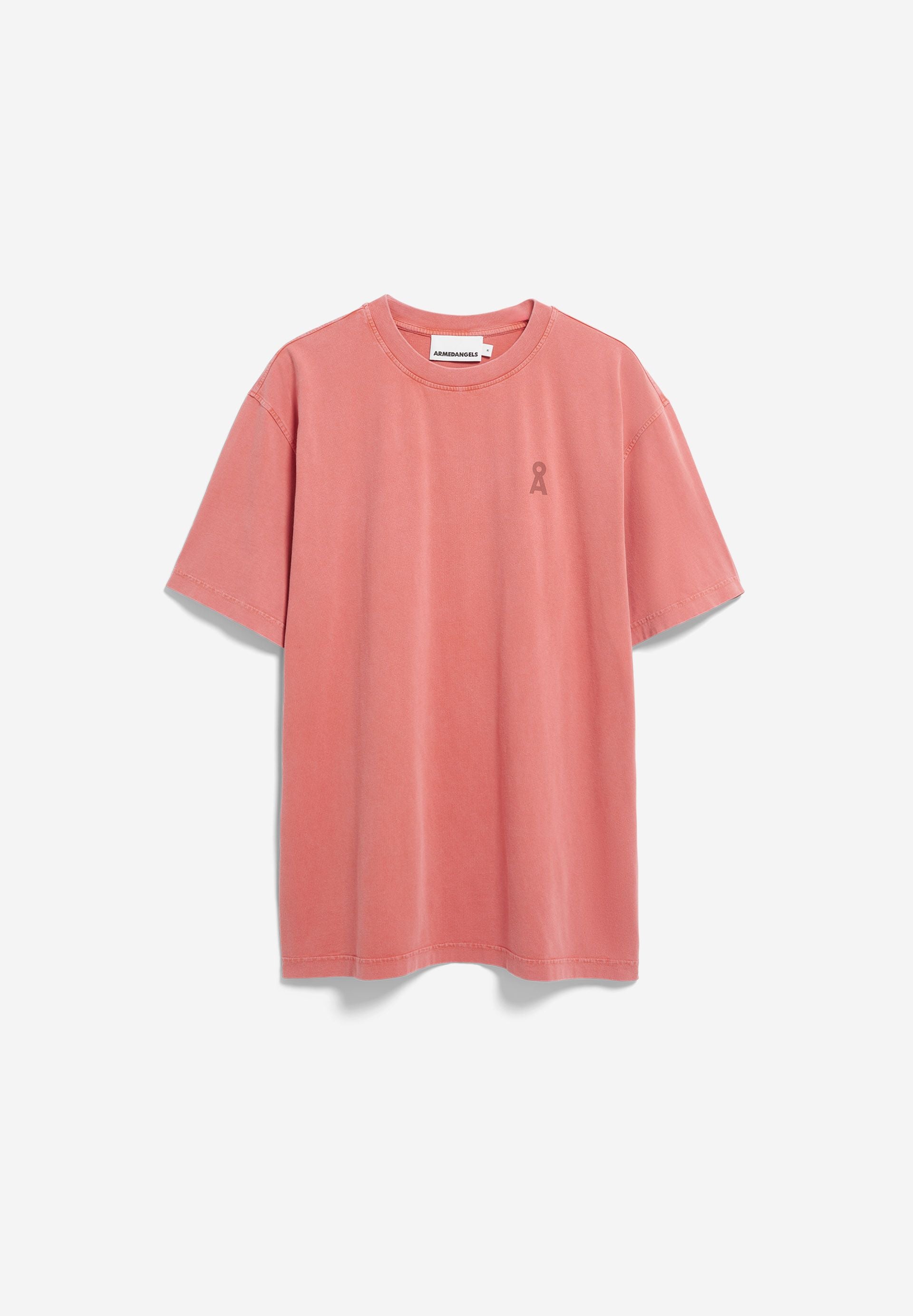 T-Shirt ICONIC A MAARKOS GD	tabasco red washed | ARMEDANGELS