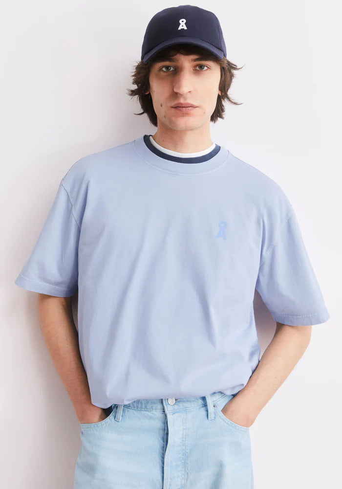 T-Shirt ICONIC Å MAARKOS GD	wedgwood washed | ARMEDANGELS