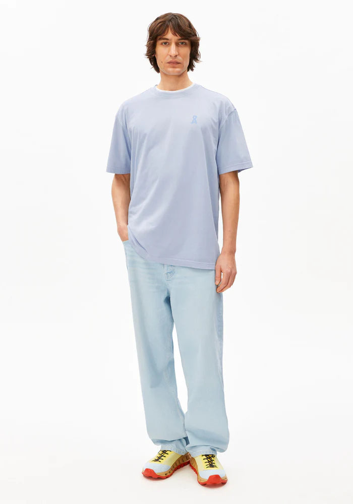 T-Shirt ICONIC Å MAARKOS GD	wedgwood washed | ARMEDANGELS