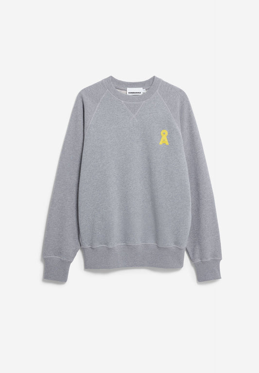 Sweatshirt ICONIC Å MEL LOOP silver melange | ARMEDANGELS