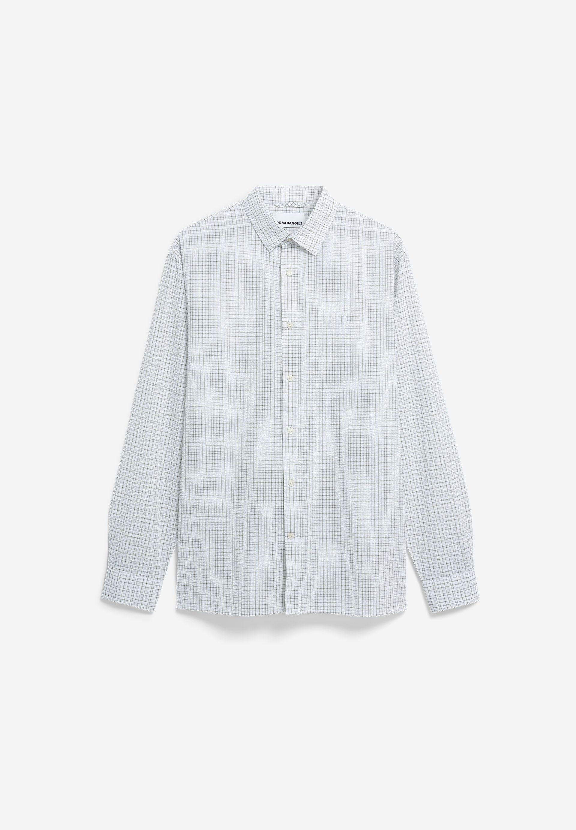 Hemd CHECK LONGSLEEVE SHIRT fatigue green| ARMEDANGELS