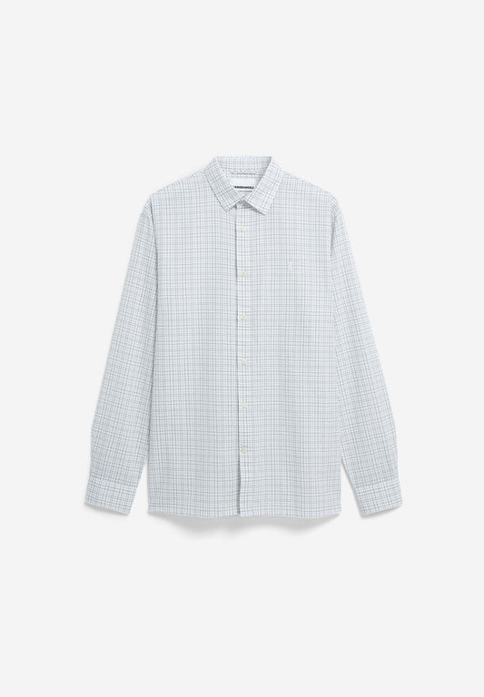 Hemd CHECK LONGSLEEVE SHIRT fatigue green| ARMEDANGELS