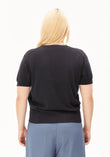FINE S SL KNIT SWEATER dark steel | ARMEDANGELS