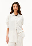 Bluse LINEN BLEND SHIRT oatmilk | ARMEDANGELS