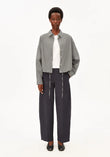 BARREL LEG TWILL PANT dark steel | ARMEDANGELS