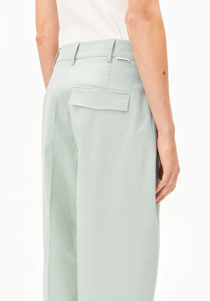 Hose BARREL LEG TWILL PANT foam | ARMEDANGELS