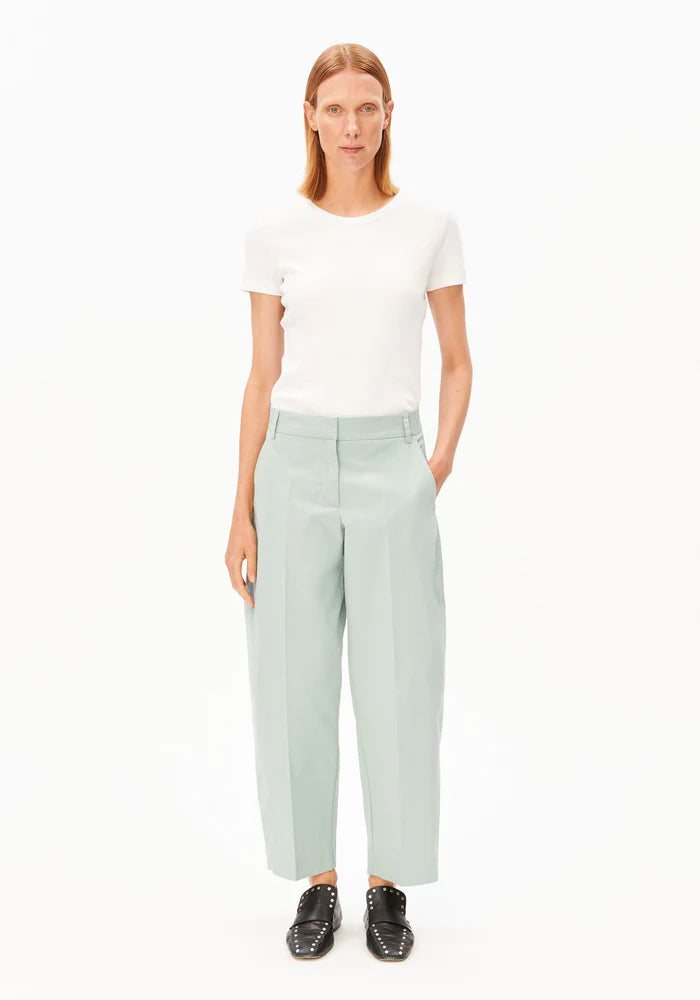 Hose BARREL LEG TWILL PANT foam | ARMEDANGELS