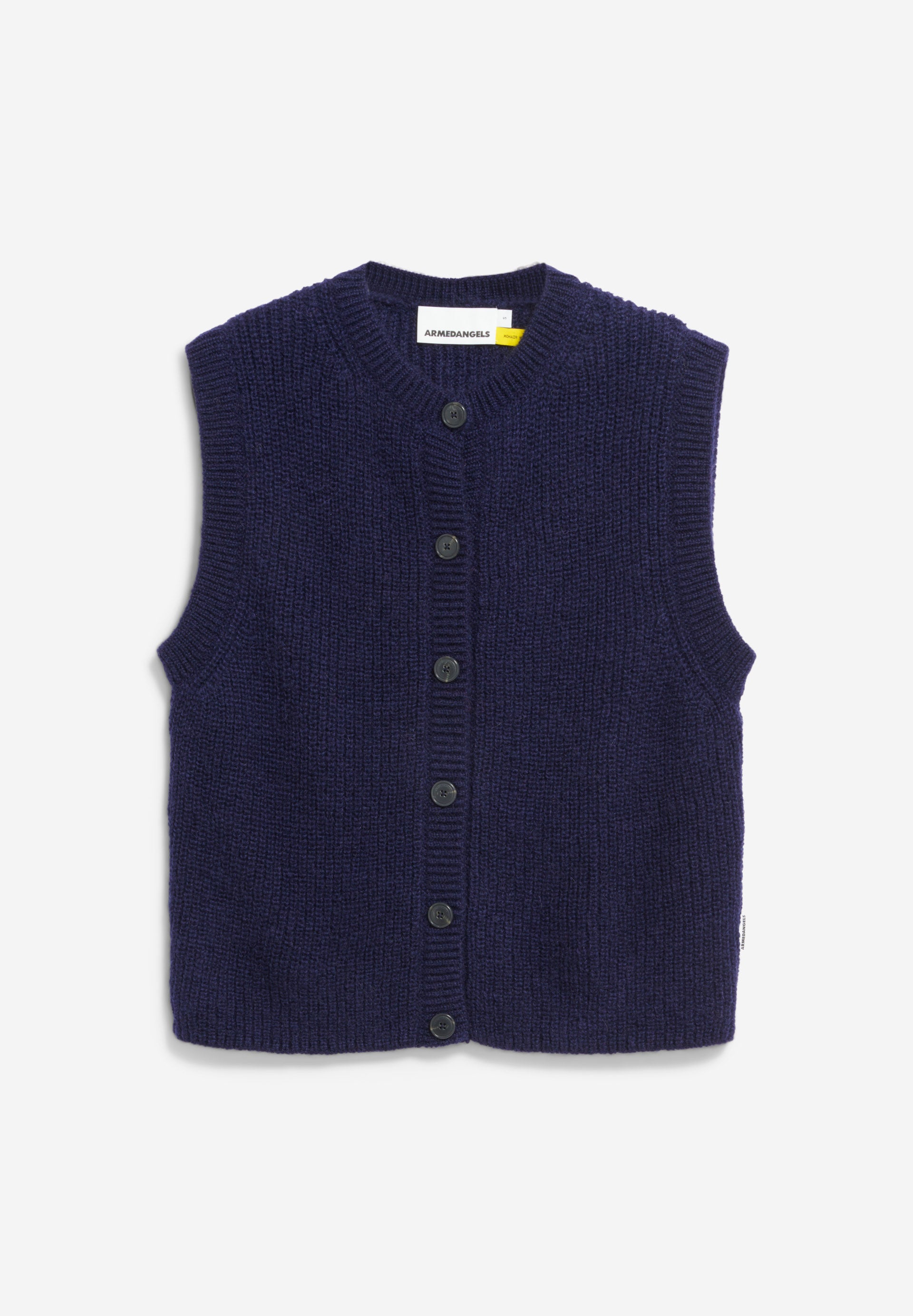 Strick Top HELGEAA PREMIUM tinted navy | ARMEDANGELS