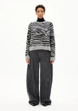 Strickpullover LILIRIAA ZEBRARAA silver melange-steel melange  | ARMEDANGELS