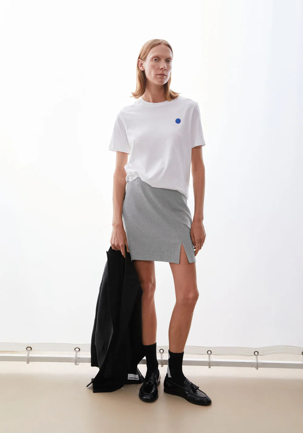 T-Shirt LUALAA EMBRO white | ARMEDANGELS