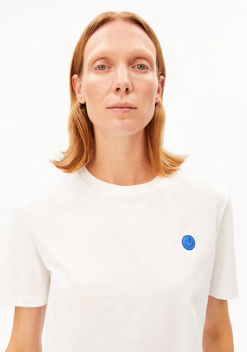 T-Shirt LUALAA EMBRO white | ARMEDANGELS