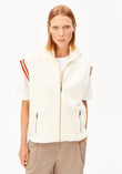 COTTON FLEECE VEST oatmilk | ARMEDANGELS