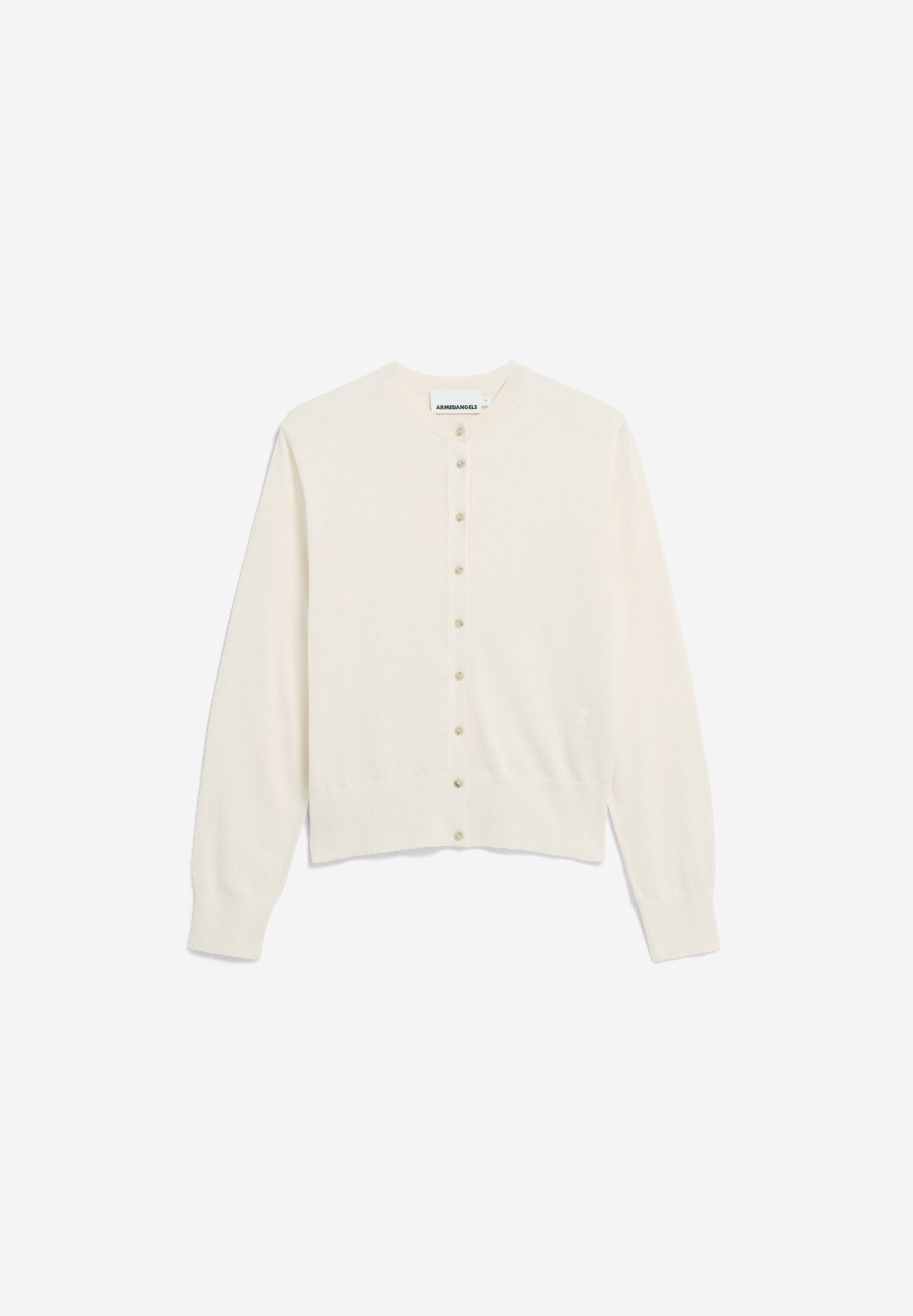 Cardigan FINE KNIT oatmilk | ARMEDANGELS