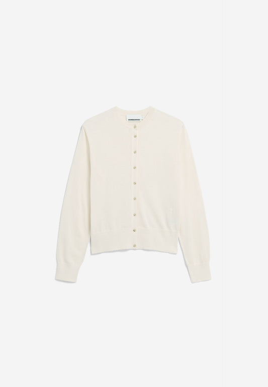 Cardigan FINE KNIT oatmilk | ARMEDANGELS