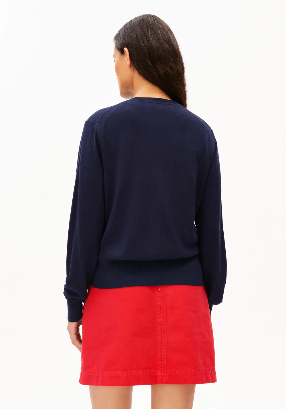 Cardigan FINE KNIT tinted navy | ARMEDANGELS