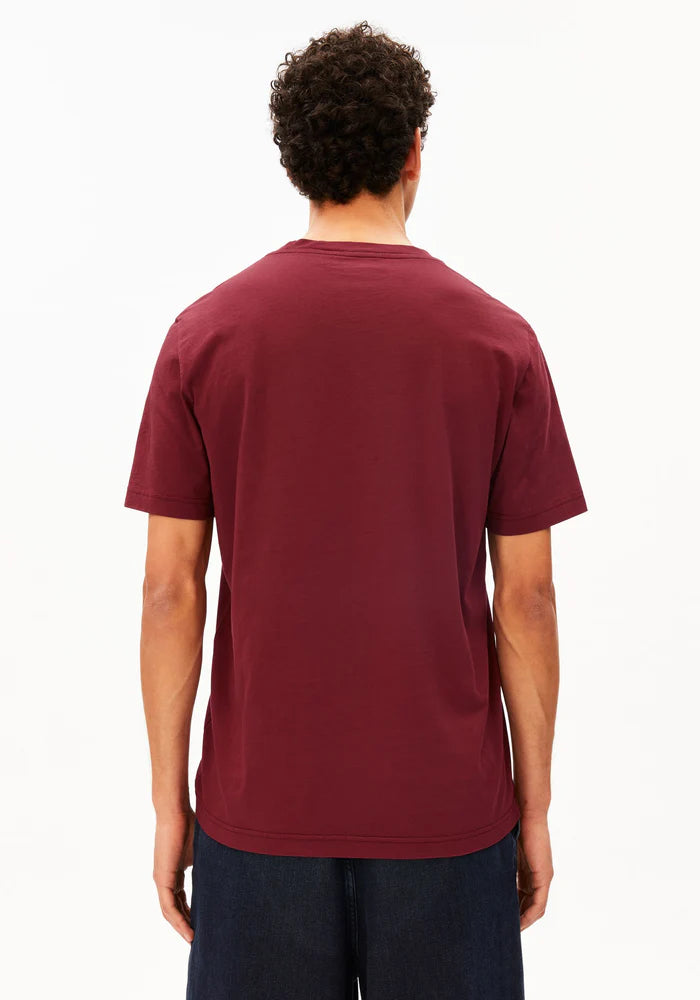 JAAMES T-SHIRT velvet red | ARMEDANGELS