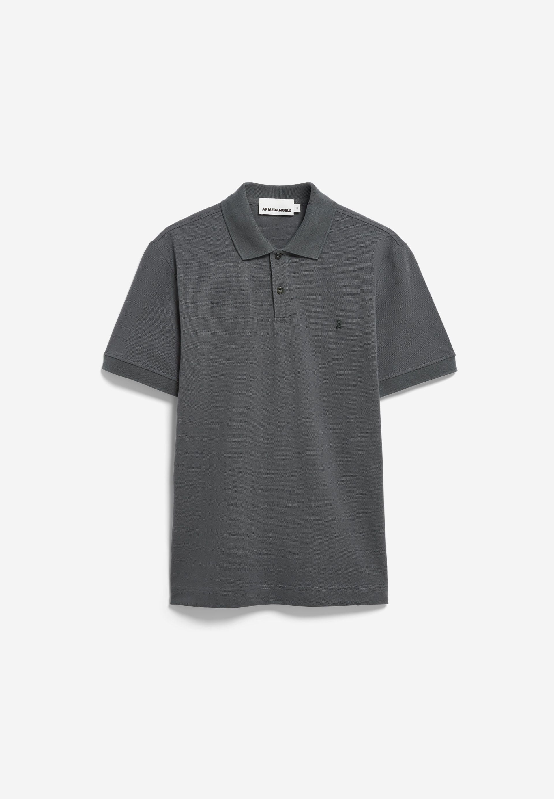 Poloshirt MAARIO space steel | ARMEDANGELS