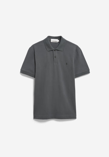 Poloshirt MAARIO space steel | ARMEDANGELS