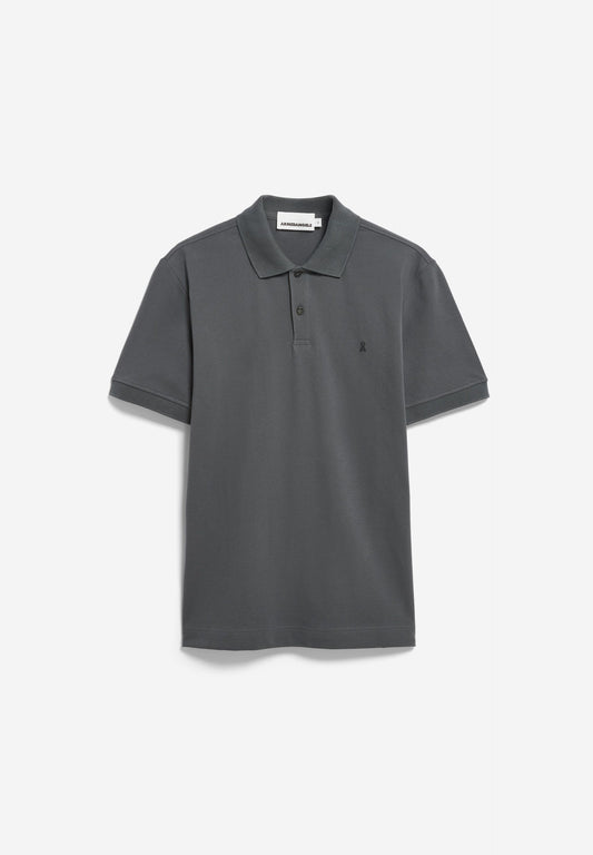 Poloshirt MAARIO space steel | ARMEDANGELS