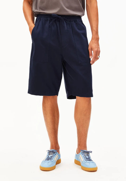 Shorts COTTON LINO SHORT tinted navy | ARMEDANGELS