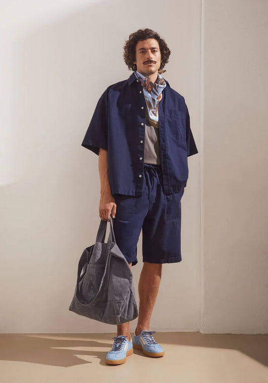 Shorts COTTON LINO SHORT tinted navy | ARMEDANGELS