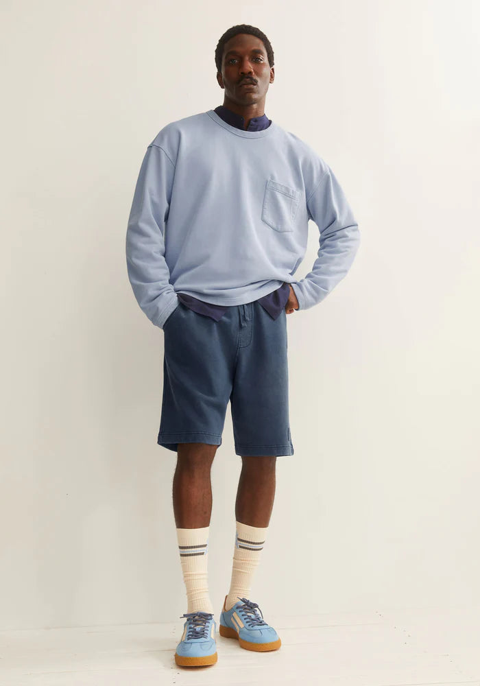 GMT DYE SWEATSHIRT wedgwood washed | ARMEDANGELS