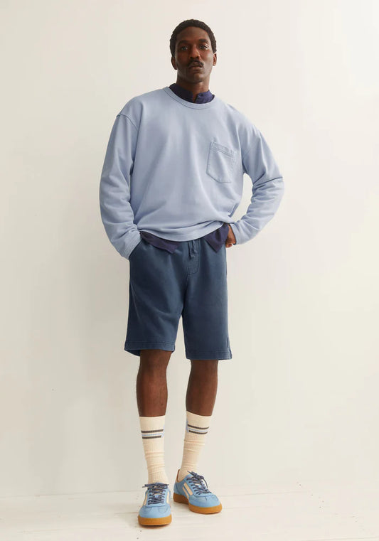 GMT DYE SWEATSHIRT wedgwood washed | ARMEDANGELS